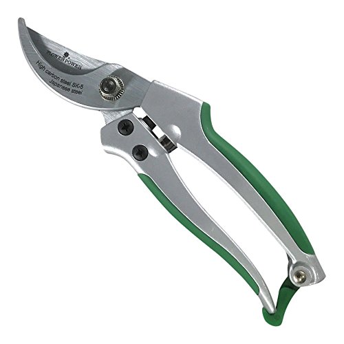Premier 8" Bypass Garden Secateurs - Heavy Duty Deluxe Gardening Pruners with Razor Sharp SK-5 Steel Premier 8" Bypass Garden Secateurs - Heavy Duty Deluxe Gardening Pruners with Razor Sharp SK-5 Steel