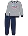 Produktbild Schiesser Jungen Zweiteiliger Original Classics Kn Schlafanzug Lang, Blau (Dunkelblau 803), 128