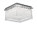 Produktbild LED Deckenleuchte Aurora Square K5 Glaskristalle 36x36cm 21W 4000K chrom 10735