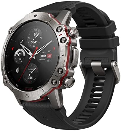 Amazfit Falcon, 49 mm Smartwatch, Orologio Intelligente, Dual Band GPS, 150 Modalità Sportive, Materiali in Titanio, Schermo di Zaffiro, Impermeabile 20 ATM, 15 Prove di Livello Militare