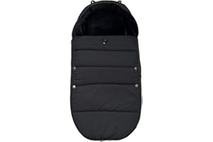 Brogtorl Cochecito Accesorios Alfombra de Pie Invierno Compatible con Bugaboo Butterfly, Saco Caliente para Bugaboo Bee, Tela Resistente a la Lluvia (Negro)