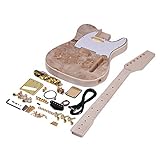 Das DIY E-Gitarrenset enthält alle Teile, um eine komplette Gitarre zu bauen.