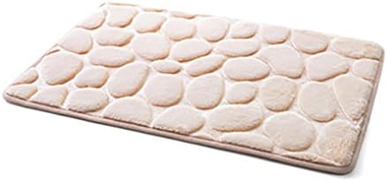 Bath Mat,ALISIAM Rugs Pebble Memory Foam Door Carpet Floor Mats Entrance Mat 45x60cm (F)