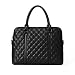 Produktbild JUNBOSI Gehobenen Business Lingge Damen Aktentasche - Leder Laptop-Tasche - Casual Shopping Handtasche - Dinner-Party-Umhängetasche/Messenger Bag (Color : Black, Größe : One Size)