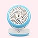 Produktbild WF Usb-Stummschaltung Aufladbare Schönheit Spray Fan, Luftbefeuchter Kleinen Lüfter, Mobile Stromversorgung , Blue,blue