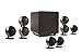 Price comparison product image Orb Audio People's Choice 5.1 Home Theater Surround Sound Speaker System in Hand Polished Steel