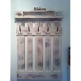 Garderobe aus Europalette Unikat in Wunschfarbe