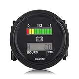 【Pantalla LCD】 El contador de horas tiene pantalla LCD de 6 dígitos, 7 segmentos y gráfico de barra LED de 10 segmentos, fácil de leer