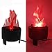 Produktbild Jian Ya Na Elektronische Brazier Lampe, High-Imitation Flamme Bühnenbeleuchtung Dekorative Lampe für Partei-Stab Halloween Weihnachtsdekoration Schwarz