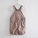 Cute Baby Overall Beautiful Cotton Baby Girl Overall Gray 56*28cm