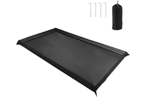 AIDNTBEO Black Bathtub Floor Cloth,Multifunction Camping Tent Footprint,Bathtub Floor Cloth Waterproof Ground Sheet For Tent 200x120cm