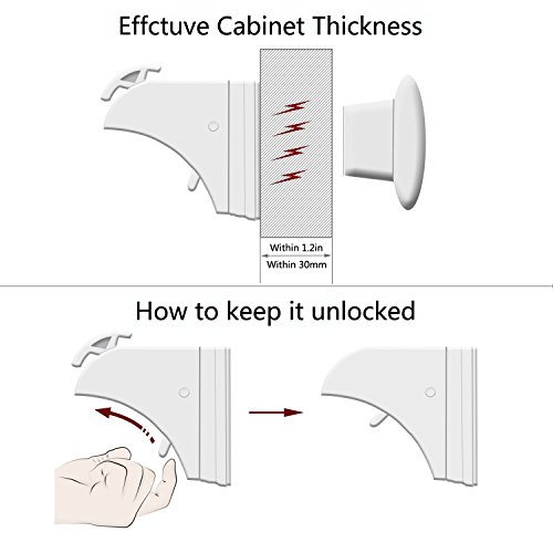 Dokon Cerraduras Magnéticas de Seguridad para Niños (10 cerraduras + 2