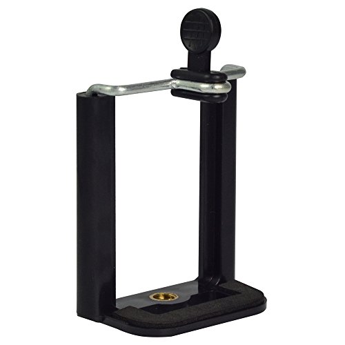 MENGSÂ® 1/4 universell Schraubenkopf Handy Smartphone Stativ-Halterung fÃ¼r iphone, ipod touch, HTC, Samsung, Blackberry und andere Android-Smartphones - Schwarz
