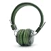 Produktbild GranVela ® Q8 [11 Farbe] Bluetooth Faltbarer Stereo On Ear Kopfhörer mit Micro SD (TF) Karte Musik-Spieler Und UKW-Radio Unterstützt 3,5 mm Klinke Neu Art und Weise entwarf Headsets - dunkelgrün