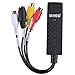 Produktbild ucec USB 2.0 Video,/Audio Karte von Capture für VHS VCR TV DVD Konverter Halterung Win 2000/Win XP/Win Vista/Win 7/Win 8