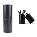 Produktbild The Best Kingdom Tragbar Make up Pinsel Halter, Kosmetik Pinsel Eimer Aufbewahrung Zylinder, PU Leder Cosmetics Make Up Tasse Organizer für Schreibtisch und Travel 18 x 7cm