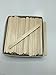 100 fine spatulas in wood for waxing