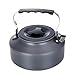 Produktbild 1.1L tragbare Super Leicht Wasserkocher Teekanne Kaffeekanne aus eloxiertem Aluminium für Outdoor Wandern Camping Picknick