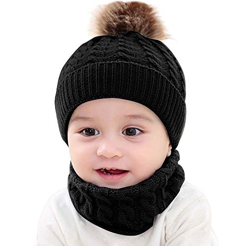 Longra Clearance 2pcs Toddler Cap Baby Girls Boys Winter Warm