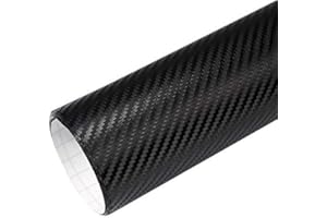 ‎RAPID TECK Rapid Teck® 5,26€/m Premium 3D Carbon Schwarz - 50cm x 1,52m - Blasenfrei mit Luftkanälen - Auto Folierung - Car Wrapping Folie - Schwarze Folie Auto