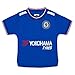 Chelsea FC Official Football Gift Baby Boys T-Shirt Blue White 9-12 Months