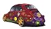 Produktbild N 'JOY Seventies VW rot Beetle Form Auto Fußmatten Vibrant Funky Retro Schmutzfangmatten