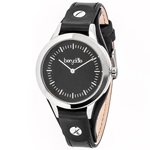 Berydale Damen Armbanduhr mit Lederband  und Quarzwerk, BD703-3