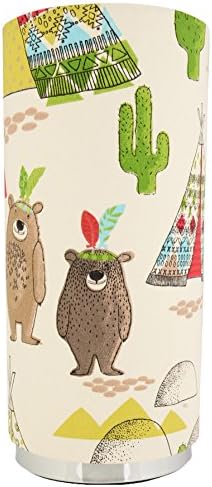 Children's Camping Tent wigwam Bear Table Pad lamp