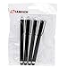 Price comparison product image Samrick High Capacitive Aluminium Stylus Pen for Apple iPad 1/2/3/4/Mini/iPad Air/iPad Air 2/iPad Mini 3/iPad Pro & Pro 9.7 inch - Black (Pack of 4)