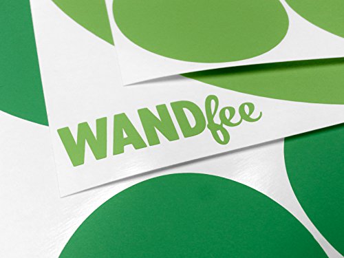 WANDfee® Wandtattoo 50 Retro Kreise AC0711112 Größe Ø 2 x 20 cm, 6 x 15 cm, 10 x 10 cm, 20 x 6 cm, 12 x 3 cm Farbe grün hellgrün - 2