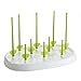 Baby Newborn Bottles Drying Rack Infant Toddler Nipple Drying Station Green