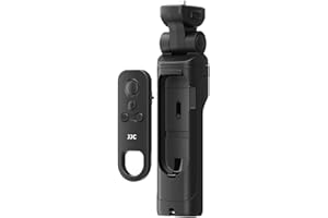 JJC Shooting Handgrip w/BR-E1 Remote Control for Canon R1 R10 R7 R6 R5 R RP 6D Mark II 90D 77D 850D 800D 200D II M6 Mark II M50 M200 G5 X Mark II SX70 HS Cameras - Replace Canon HG-100TBR Tripod Grip