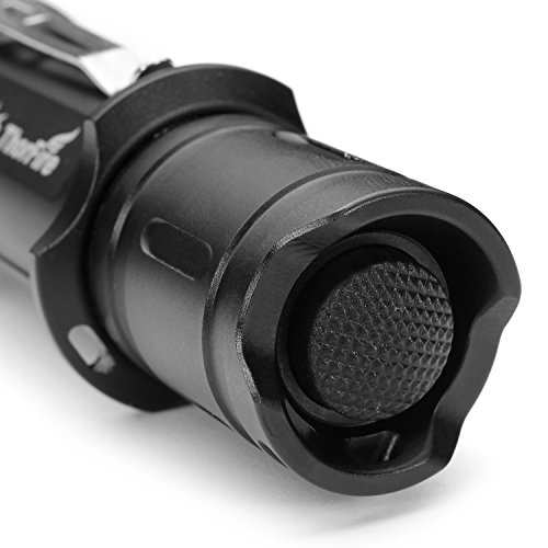 ThorFire Taschenlampe, VG10 Taktische Taschenlampe 900LM IPX 8 Wasserdichte Taschenlampe mit 4 Modis (Schwarz) - 6
