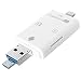 Produktbild Tenlacum 3 in 1 USB Flash Drive TF Karte iReader iDrive iFlash Treiber OTG Micro USB/SD/TF Kartenleser Adapter für Mac & PC Android Samsung iPhone x / 8/7 / 6Plus / 5S / 5G / 5C iPad