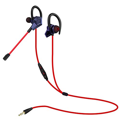 Preisvergleich Produktbild Gaming-Headset, High-Definition, In-Ohr, Geräuschisolierung, Geräuschminderung Und Lautstärkeregelung, Abnehmbares Mikrofon Und 3,5 Mm-Wagenheber, Kompatibel Für Ps4 Nintendo Switch PC Xbox One Etc, Purple