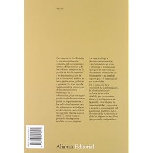 Archivística : gestión de documentos y administración de archivos (El Libro Universitario - Manuales)