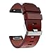 Produktbild Big-Mountain Für Garmin Fenix 5X / 5X Plus | PU Leder Sport Uhrenarmband Band Ersatz Armband Strap | Universeller Schnell Fit Armband Riemen Uhr Ersatzarmband | 26mm (Braun)
