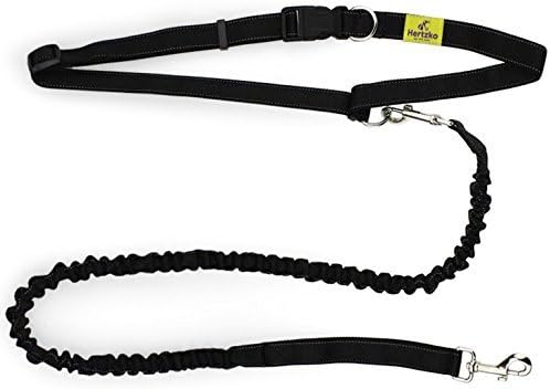 Hertzko Hands Free Dog Leash - Enjoy The Extra Freedom While Walking, Running Or Hiking With Your Dog - Strong, Durable And Weather Resistant (48 Inches Bungee)
