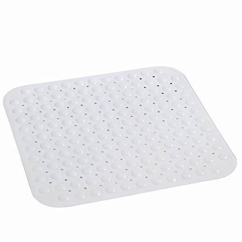 Wenko Duscheinlage, Wanneneinlage, Anti-Rutsch-Matte rutschfest 54 x 54 cm, weiß - Nr.: 18943805