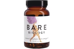 Bare Biology Omega 3 Pregnancy Supplement - Mums & Bumps Fish Oil Capsules (30 Servings) DHA 560mg, High Strength & 3rd Party Tested for Preconception, Pregnancy & Breastfeeding