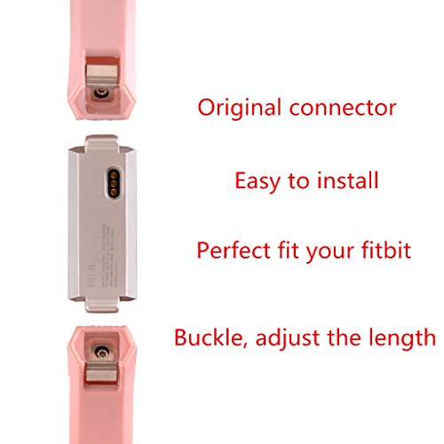 Ritche Ersatzband für Fitbit Alta, Silikon Armband mit Klassischer Schnalle ,ohne Tracker - 6