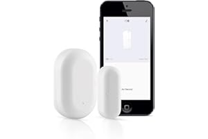 MOESGO MOES ZigBee Capteur de Porte et Fenêtre sans Fil, Envoyer Une Alerte à Votre Smartphone, Compatible avec Alexa/Google Home pour système d'alarme et Smart Home