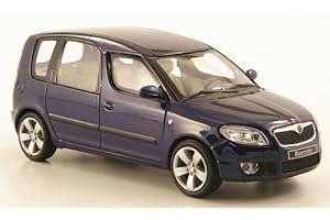 Skoda Roomster, met.-DKL.-blau, 2006, Modellauto, Abrex 1:43