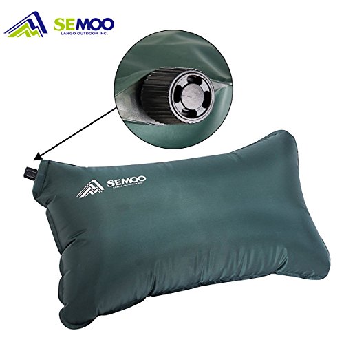 Preisvergleich Produktbild SEMOO Leichtes, tragbares, selbst-aufblasendes Luftkissen zum Zelten / Wandern / Verreisen / Picknick
