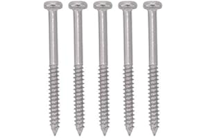 Bnineteenteam Viti Pickup Basso in Acciaio nichelato per Montaggio Pickup Basso JB Jazz 50 Pezzi Un Set Basso Viti Pick Up