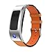 Produktbild BZLine Armband | Luxus Leder Ersatz Uhrenarmband | Für Garmin Vivofit/Vívofit 2 Fitness-Tracker | Robust und Langlebig | Einfach zu Justieren | Bandlänge: 180 mm-230 mm | Schwarz, Blau, Kaffee, Braun (Kaffee)