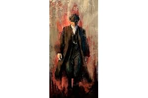 HCHD Peaky Blinders Graffiti Art Peintures Imprimer sur Toile Art Affiches et Impressions Portrait de Tommy Shelby Art Photos Decor de la Maison (Color : J566, Size (inch) : 50x100cm no Frame)