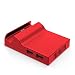 Produktbild Nintendo Schalter Dock Fall, Mariann Tragbarer Ersatz-Dock Schutzhülle für Nintendo Switch leicht kleinere leichter zu Wärmeabfuhr EXCELLET Ersatz für Original Nintendo Schalter Dock (nur der Fall, Sie müssen DIY mit der Platine Chip von der Original Dock) rot rot
