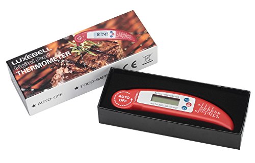 Luxebell® Küchenthermometer Digital LCD Haushaltsthermometer küchen für Kochen Küche Marmelade BBQ Grillen Wein Steak Milch - 3