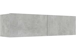 vidaXL Mobile TV Grigio Cemento 120x30x30 cm in Truciolato